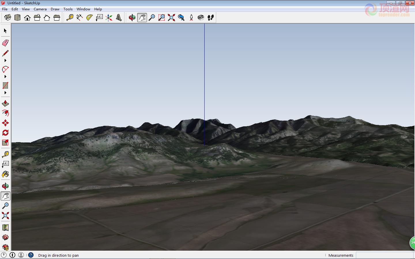 Sketchup中真实地形截图4