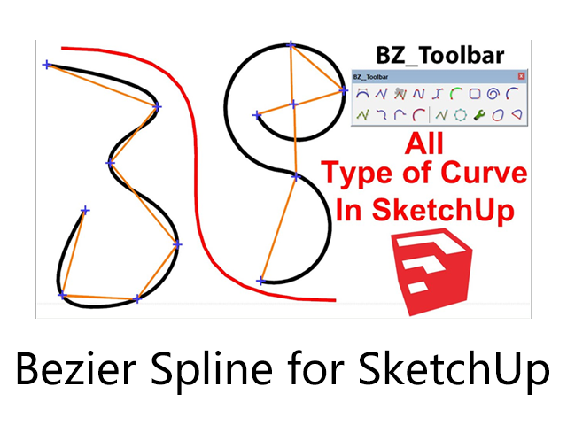 Bezier spline for SketchUp