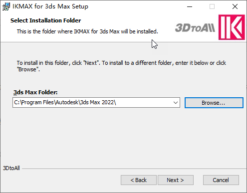 Ikmax for 3dsmax 安装