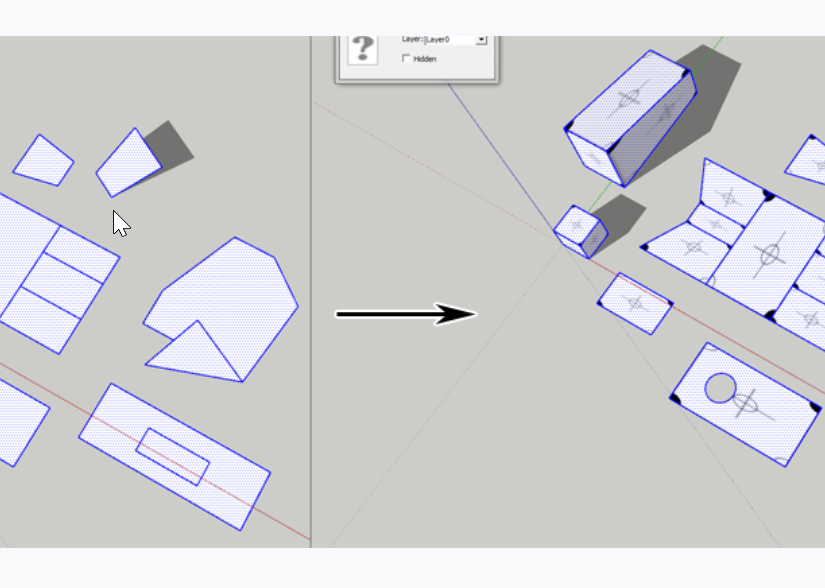 sketchup投影贴图图片