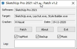 SketchUp  2021 激活