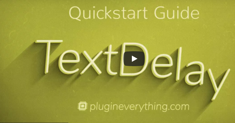 TextDelay v1.7.1 for After Effects