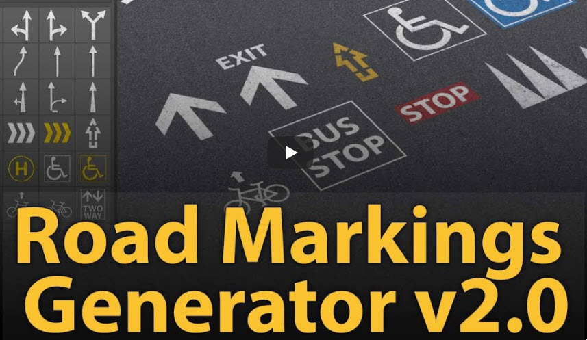 Road Markings Generator 