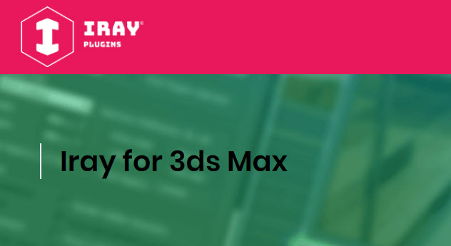 IRay 2.6 for 3ds max