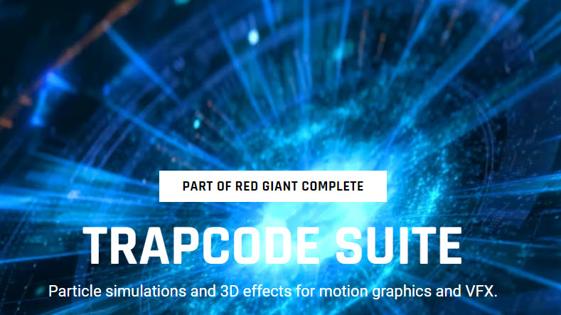 Red Giant Trapcode Suite 