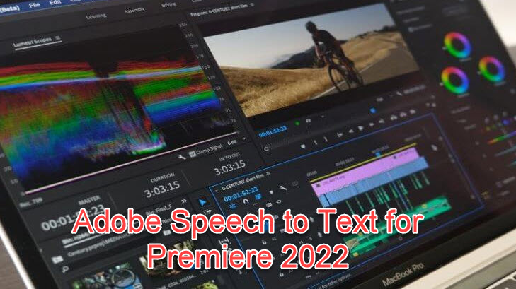 Adobe Speech to Text 