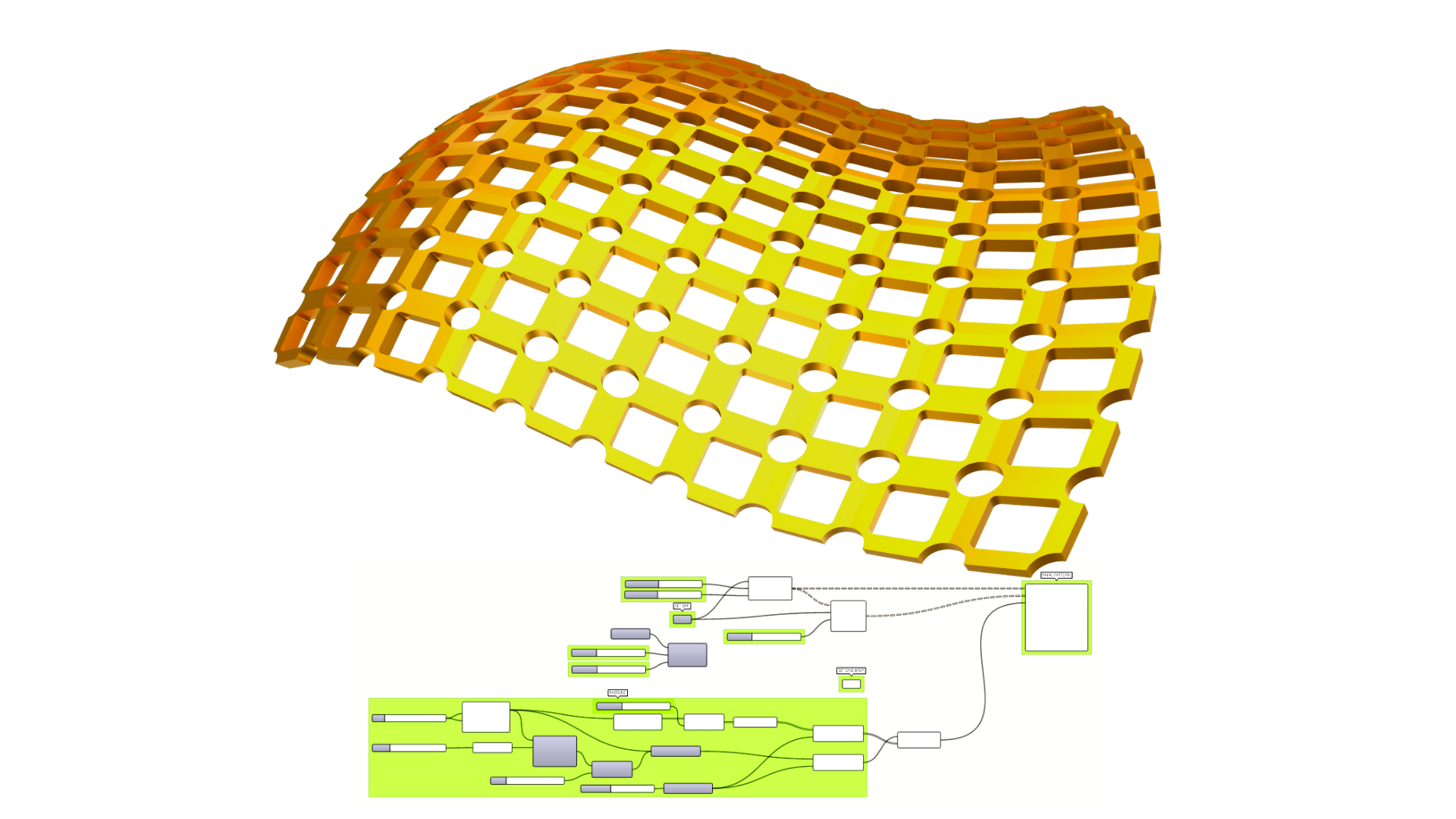 Subdivide Surface w/ Paneling Tools Parametric Design Rhino & Grasshopper