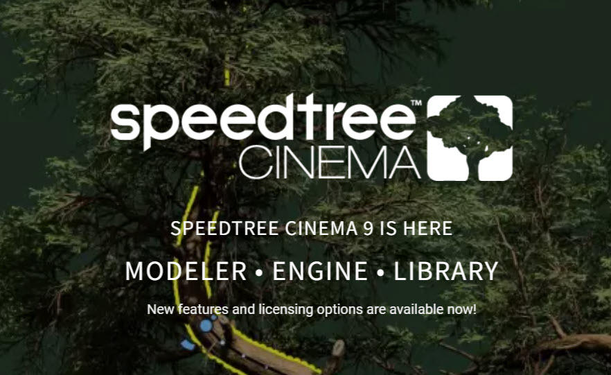 Speedtree 9.1.0 Cinema