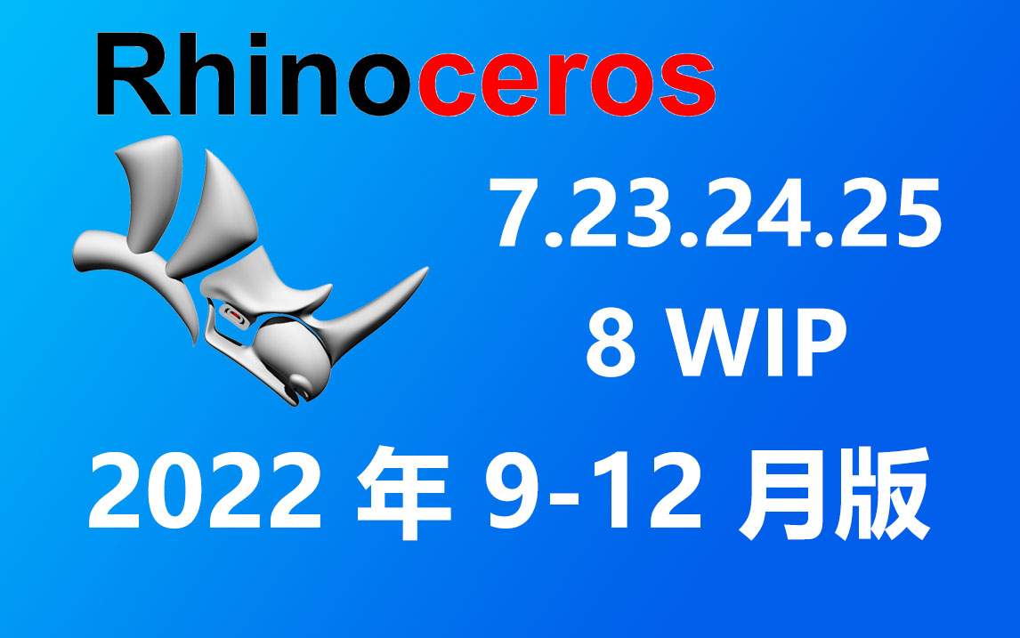 Rhinoceros 7.23 7.24 7.25