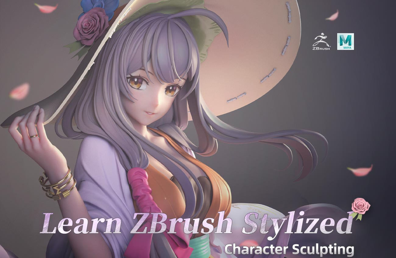 ，Learn ZBrush Stylized Character Sculpting