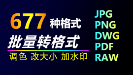 reaConverter批量图像转换器、批量加水印、批量转PDF使用教程